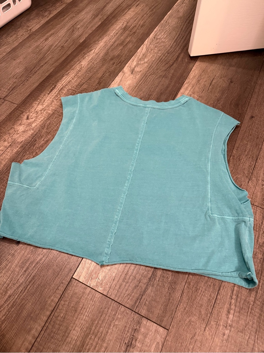 Free people teal tank top - Picture 2 of 3